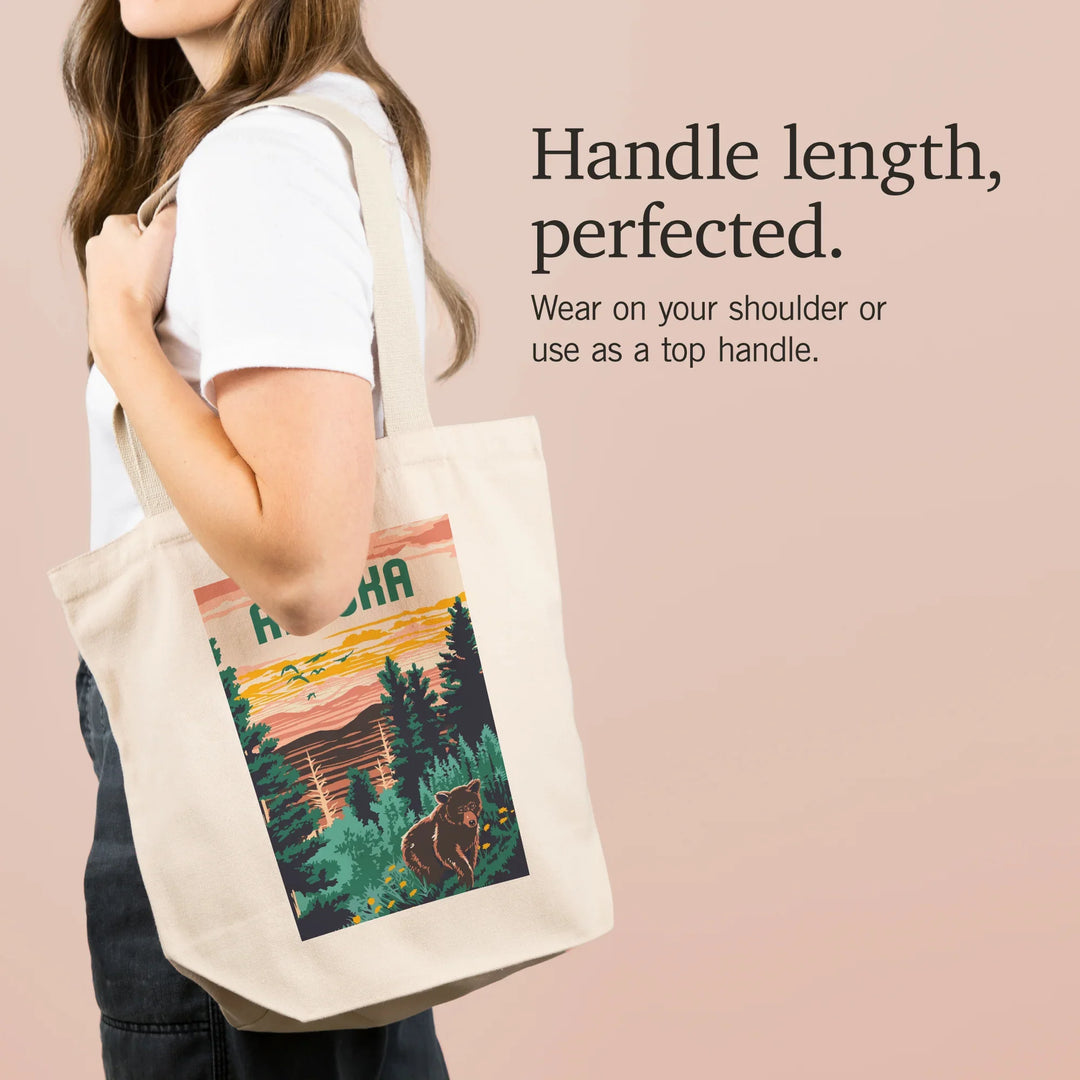 Alaska, Explorer Series, Tote Bag