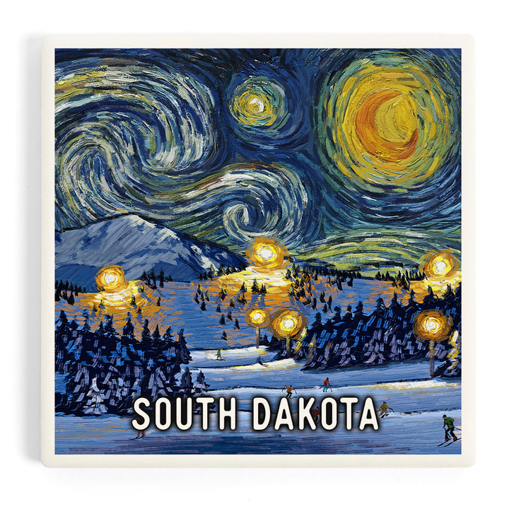 South Dakota, Starry Night, Ski, Coasters