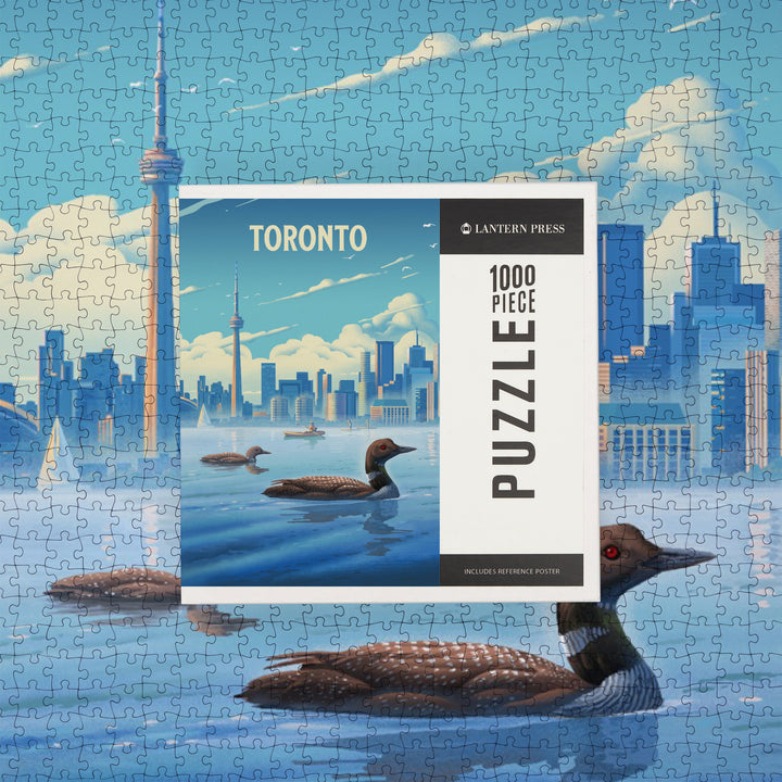 Toronto, Ontario, Lithograph City Series, Jigsaw Puzzle