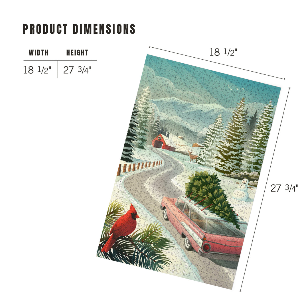 Holiday Tradition, Christmas Tree Farm, 1000 Piece Jigsaw Puzzle