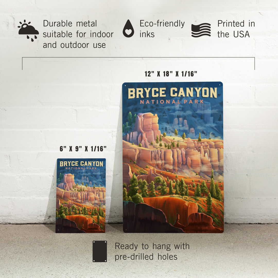 Bryce Canyon National Park, Utah, Oil Painting, Metal Signs