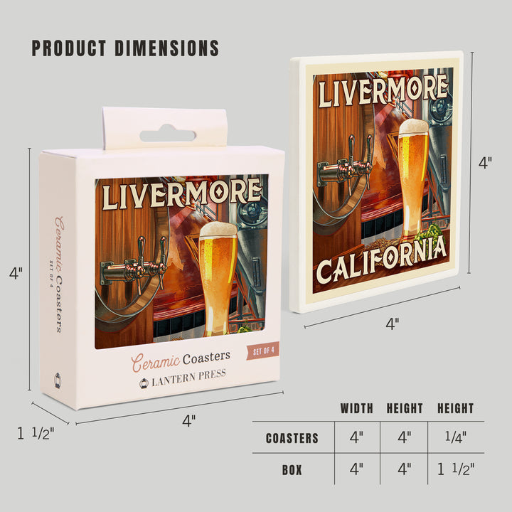 Livermore, California, Art of the Beer, Coasters