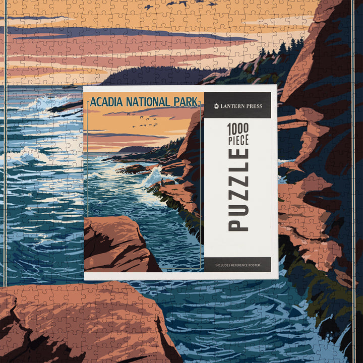 Acadia National Park, Maine, Mount Desert Island, 1000 Piece Jigsaw Puzzle