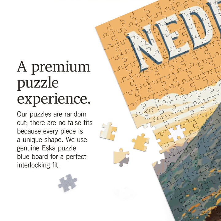 Nederland, Colorado, Painterly, Moose, 1000 Piece Jigsaw Puzzle