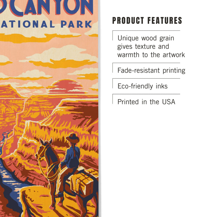 Grand Canyon National Park, Arizona, Explorer, Wood Sign and Postcards