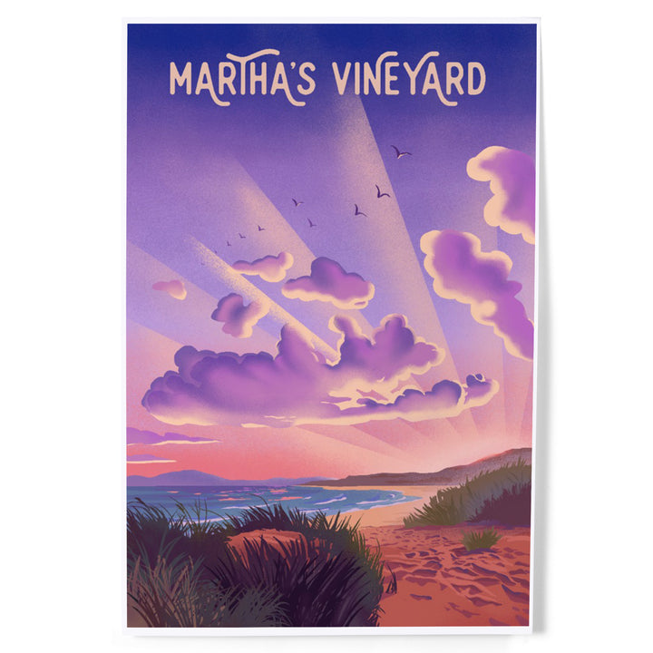 Martha's Vineyard, Massachusetts, New Shows Nightly, Beach Sunset, Art & Giclee Prints
