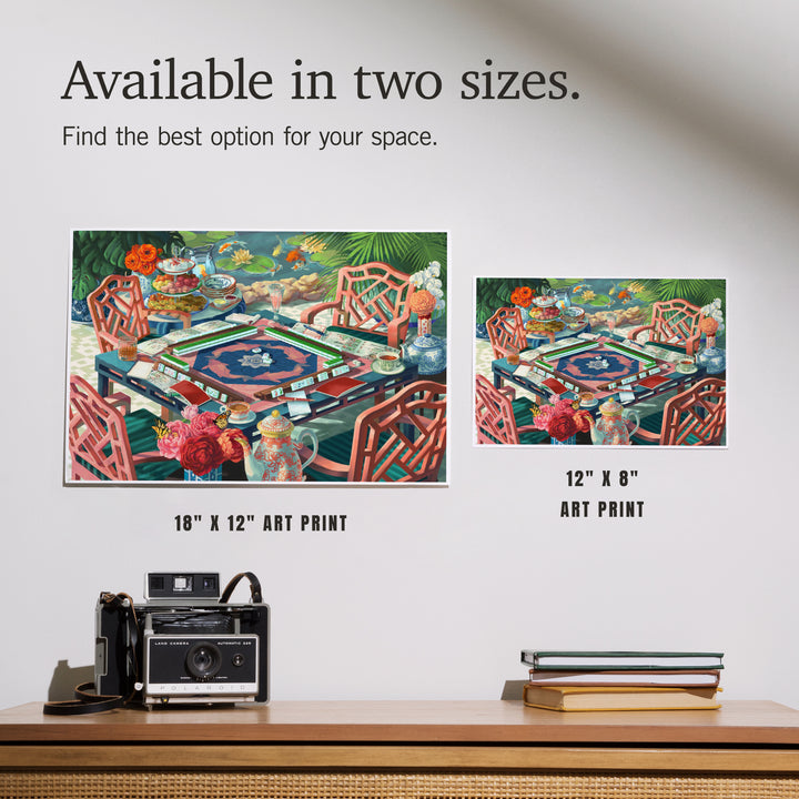 Oil Painting, Mahjong Life, Art & Giclee Prints