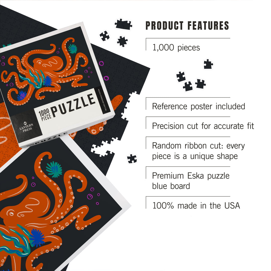 Lush Environment Collection, Octopus, Jigsaw Puzzle