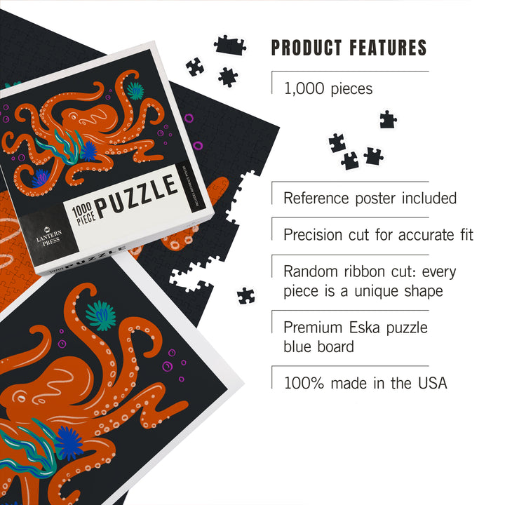 Lush Environment Collection, Octopus, Jigsaw Puzzle