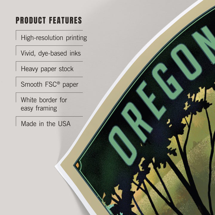 Oregon, Fishing, Lithograph, Art & Giclee Prints