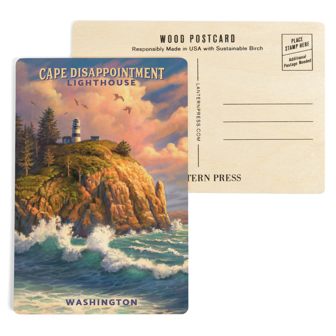 The Columbia-Pacific Coast, Washington 123307, Wood Sign and Postcards