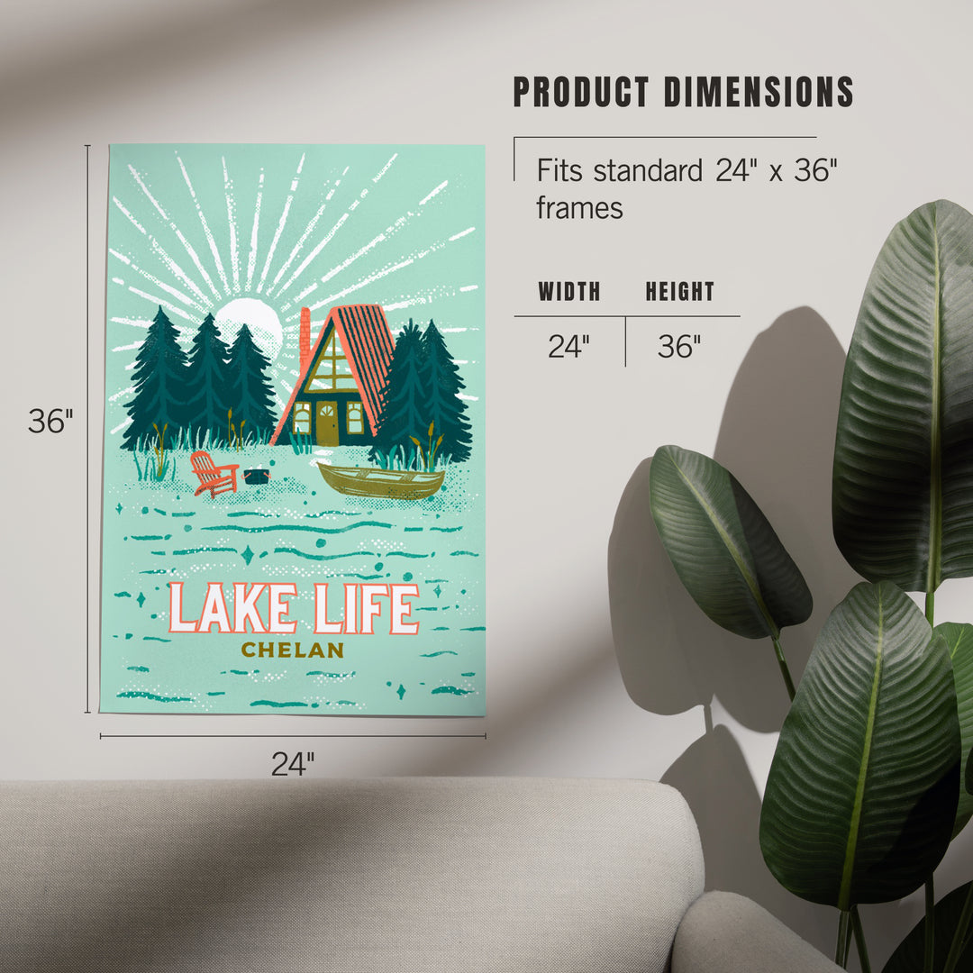 Lake Chelan, Washington, Lake Life Series, Lake Life, Art & Giclee Prints