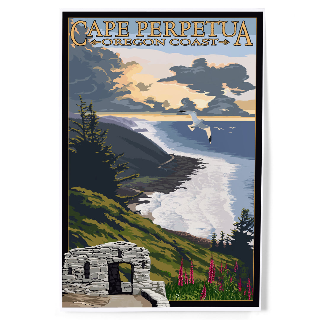 Oregon Coast, Cape Perpetua, Art & Giclee Prints