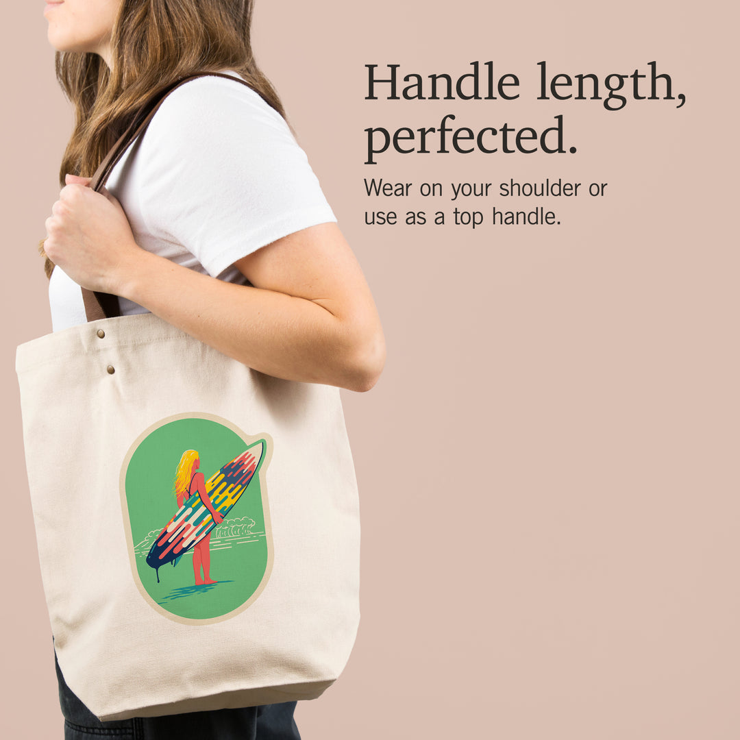 Sweet Relief Collection, Surfer Girl with Surfboard, Contour, Accessory Go Bag