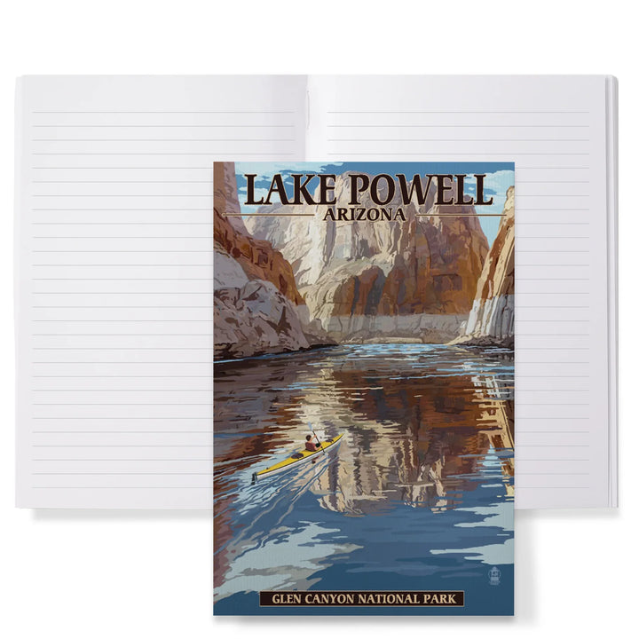 Lined 6x9 Journal, Lake Powell, Arizona, Glen Canyon National Park, Lay Flat, 193 Pages, FSC paper