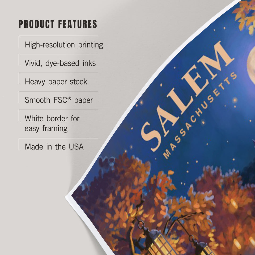 Salem, Massachusetts, Oil Painting, Witch's, Art & Giclee Prints