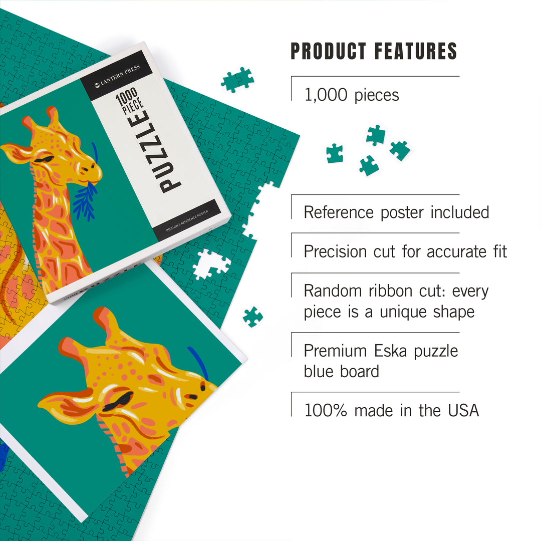 Lush Environment Collection, Giraffe Portrait, Jigsaw Puzzle