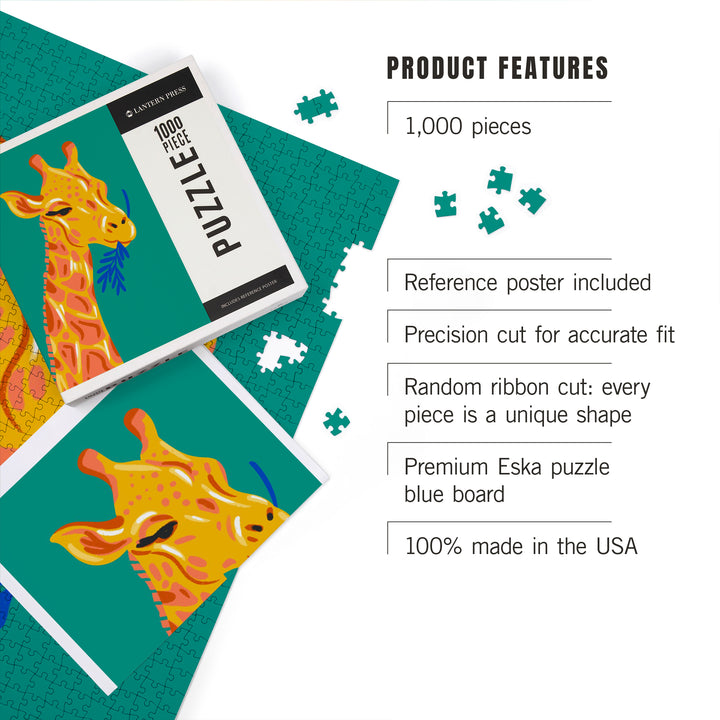 Lush Environment Collection, Giraffe Portrait, Jigsaw Puzzle
