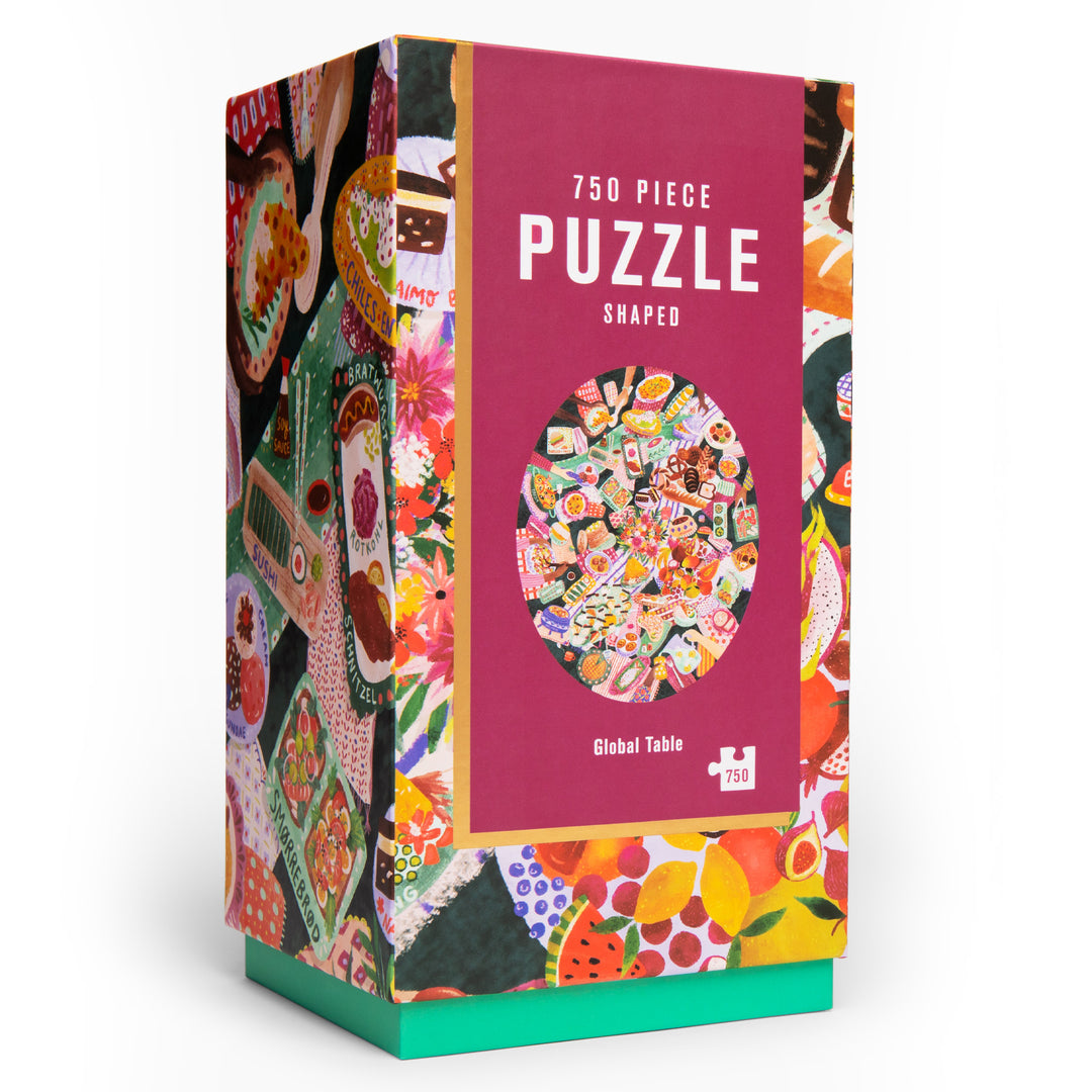 Lantern Press 750 Piece Jigsaw Puzzle, Global Table