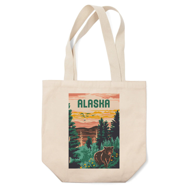 Alaska, Explorer Series, Tote Bag