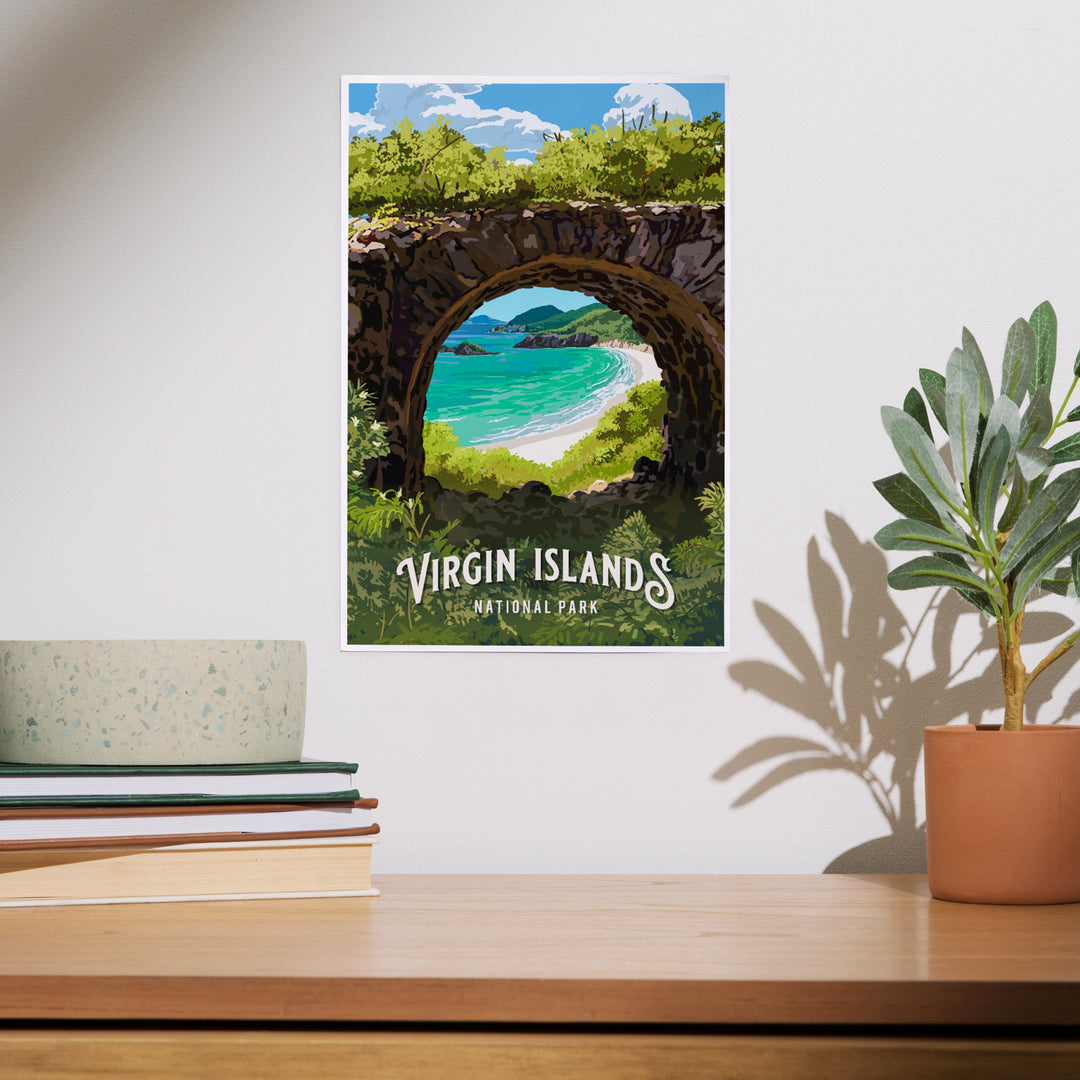 Virgin Islands National Park, U.S. Virgin Islands, Painterly National Park Series, Art & Giclee Prints