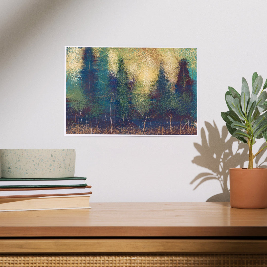 Abstract Trees 2, Oil Painting, Art & Giclee Prints Art Lantern Press 