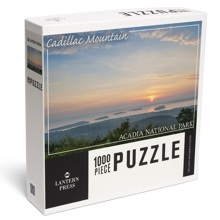 Acadia National Park, Maine, Cadillac Mountain, Jigsaw Puzzle Puzzle Lantern Press 
