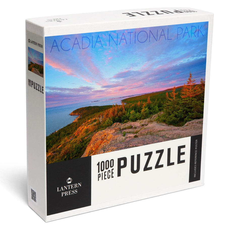 Acadia National Park, Maine, Cadillac Mountain, Jigsaw Puzzle Puzzle Lantern Press 