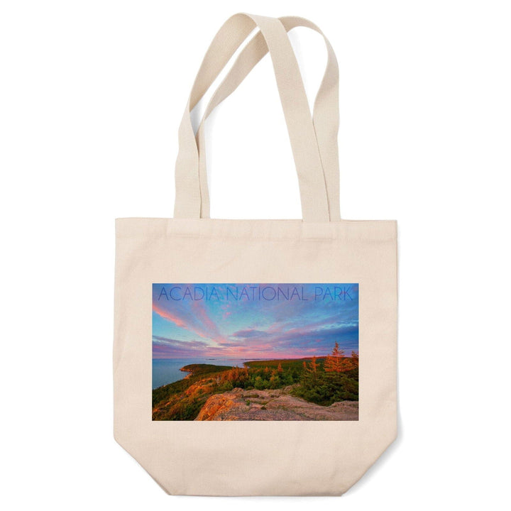 Acadia National Park, Maine, Cadillac Mountain, Lantern Press Photography, Tote Bag Totes Lantern Press 