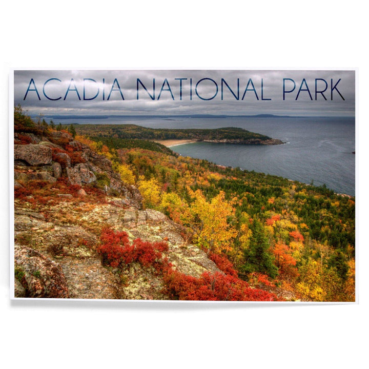 Acadia National Park, Maine, Fall Scenery, Art & Giclee Prints Art Lantern Press 