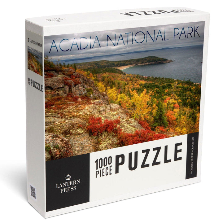 Acadia National Park, Maine, Fall Scenery, Jigsaw Puzzle Puzzle Lantern Press 