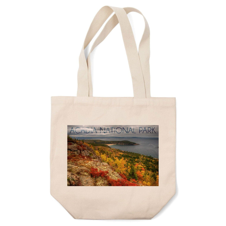 Acadia National Park, Maine, Fall Scenery, Lantern Press Photography, Tote Bag Totes Lantern Press 