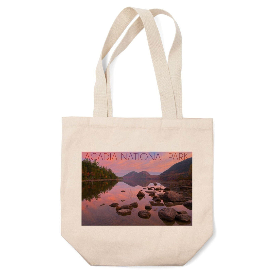 Acadia National Park, Maine, Jordan Pond, Lantern Press Photography, Tote Bag Totes Lantern Press 