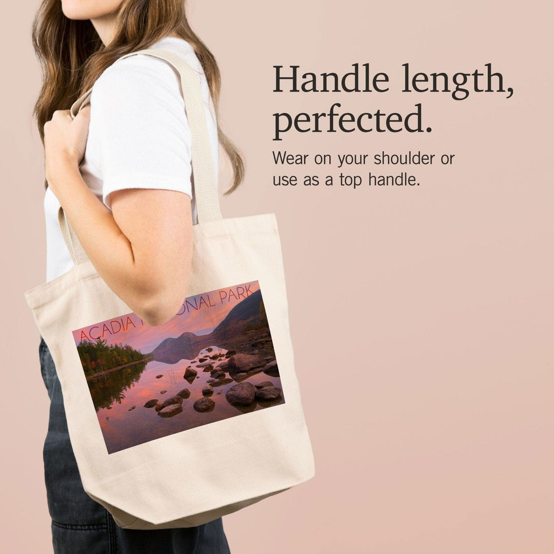 Acadia National Park, Maine, Jordan Pond, Lantern Press Photography, Tote Bag Totes Lantern Press 