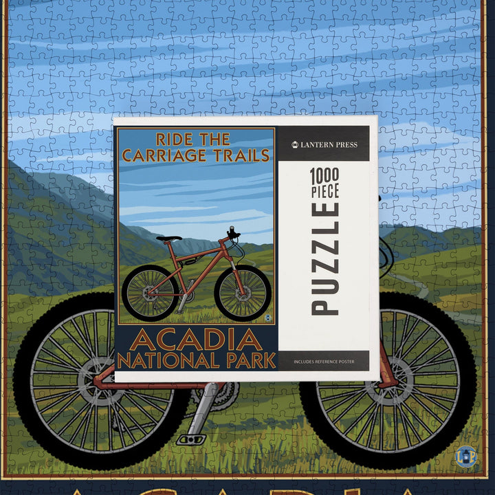 Acadia National Park, Maine, Ride the Carriage Trails, Jigsaw Puzzle Puzzle Lantern Press 