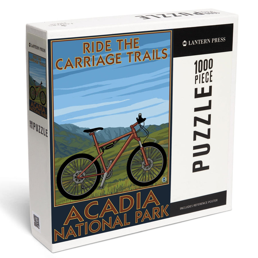Acadia National Park, Maine, Ride the Carriage Trails, Jigsaw Puzzle Puzzle Lantern Press 