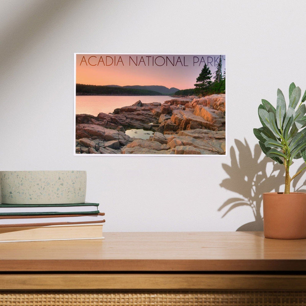 Acadia National Park, Maine, Rocks and Water, Art & Giclee Prints Art Lantern Press 