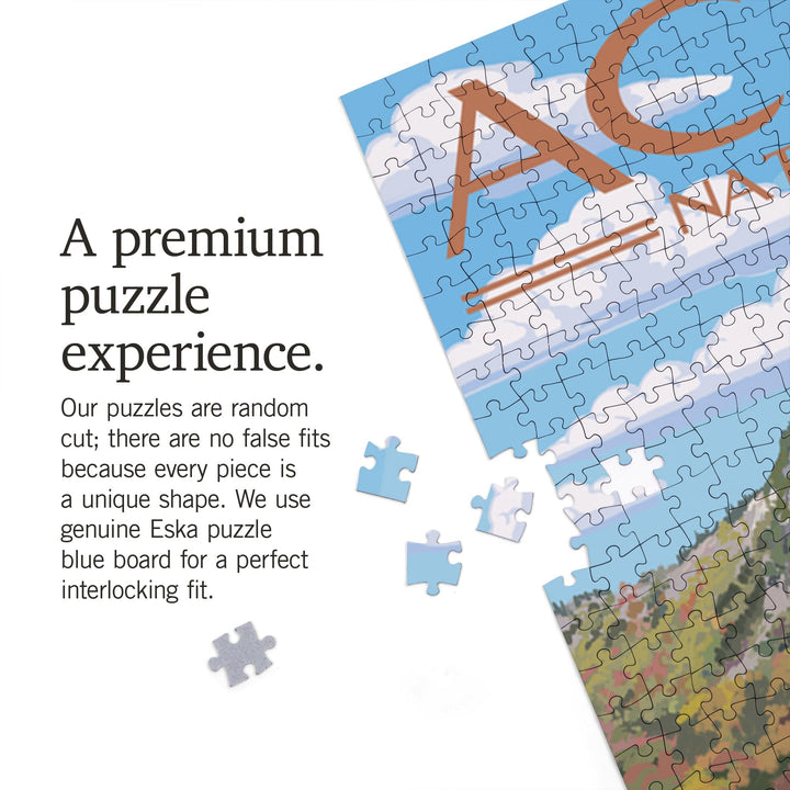 Acadia National Park, Maine, Sand Beach Scene, Jigsaw Puzzle Puzzle Lantern Press 