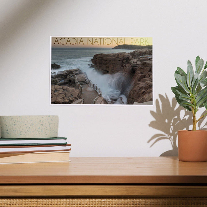 Acadia National Park, Maine, Thunder Hole, Art & Giclee Prints Art Lantern Press 