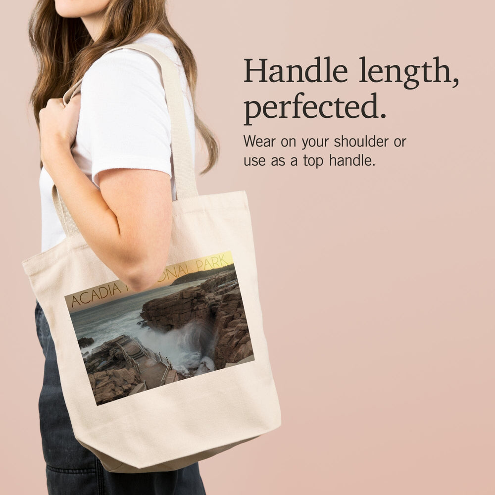 Acadia National Park, Maine, Thunder Hole, Tote Bag Totes Lantern Press 
