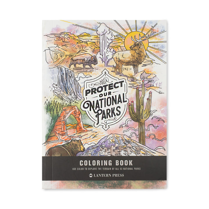 Lantern Press Protect Our National Parks Coloring Book
