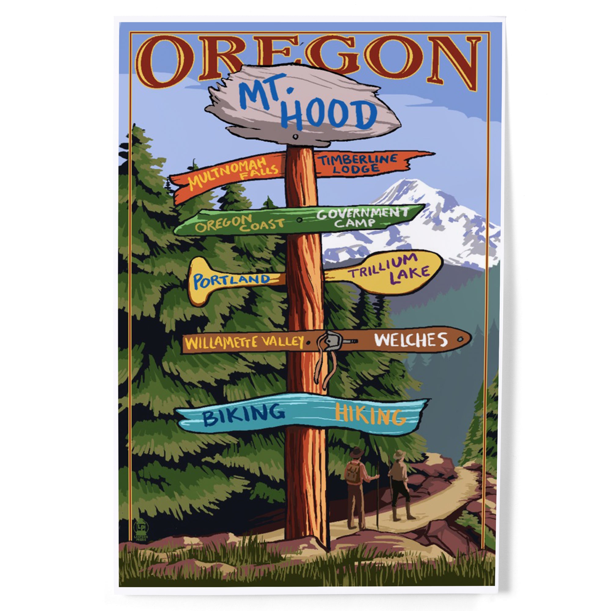 Bainbridge Island, Washington, Ferry Ride Vintage Sign art prints