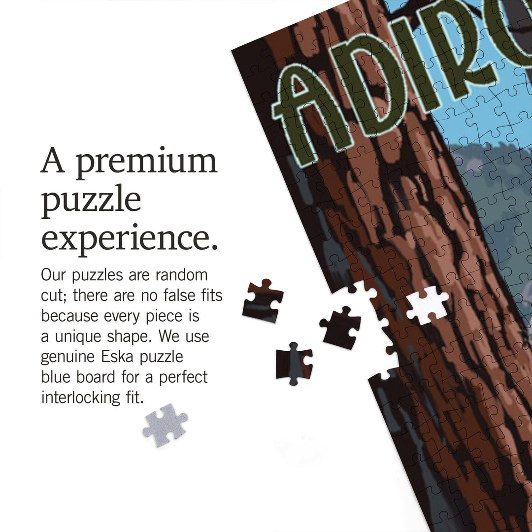 Adirondack Mountains, New York, Wildlife Utopia, Jigsaw Puzzle Puzzle Lantern Press 