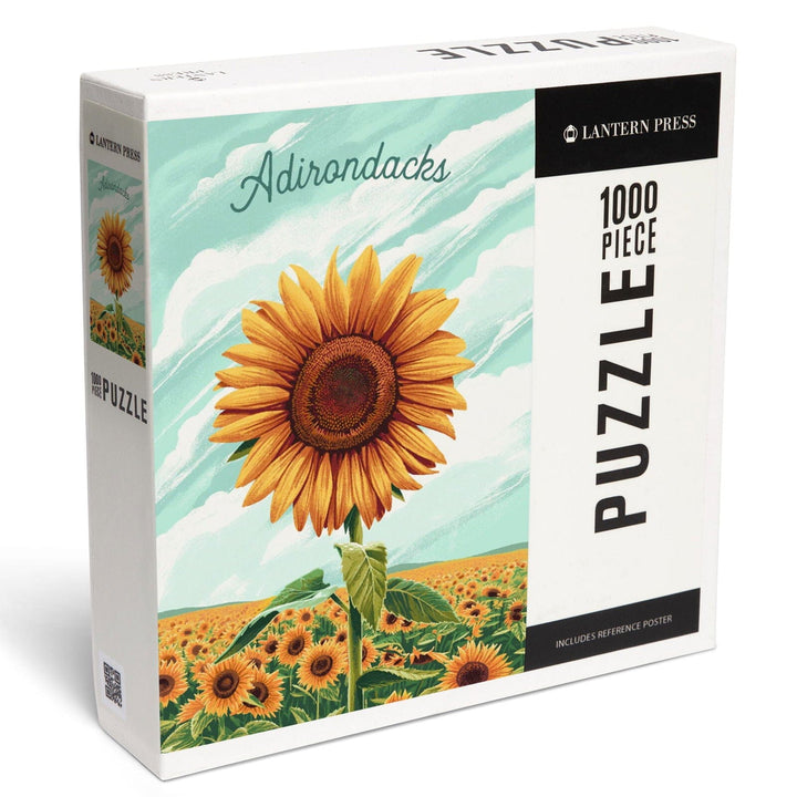 Adirondacks, Dare to Bloom, Sunflower, Jigsaw Puzzle Puzzle Lantern Press 