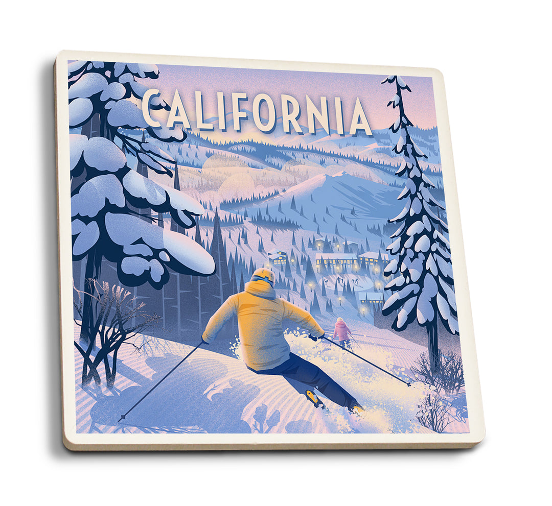California, Ski for Miles, Skiing, Coaster Set