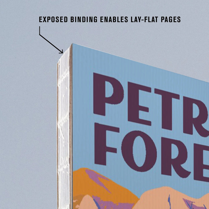 Lined 6x9 Journal, Petrified Forest National Park, Explorer Series, Lay Flat, 193 Pages, FSC paper