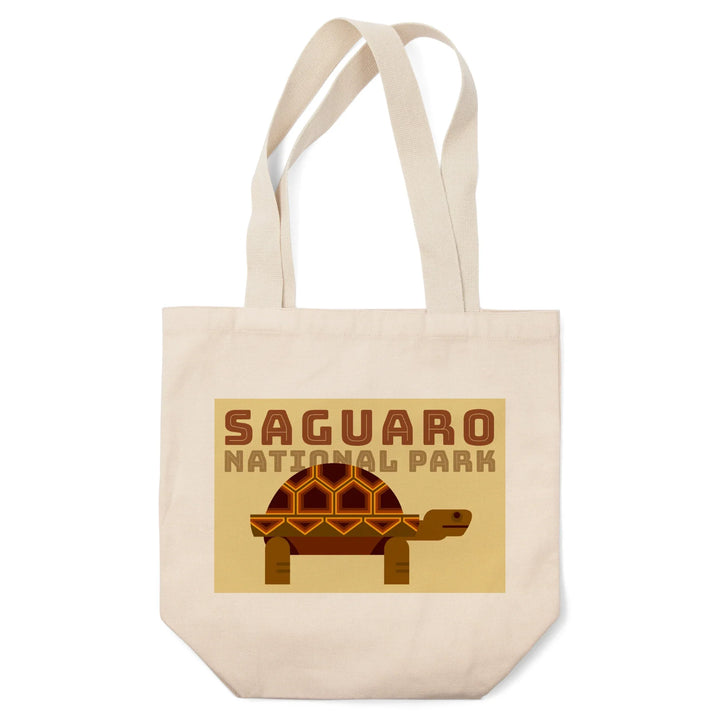 Saguaro National Park, Arizona, Tortoise, Geometric,, Tote Bag