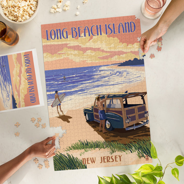 Long Beach Island, New Jersey, Woody On The Beach, 1000 Piece Jigsaw Puzzle