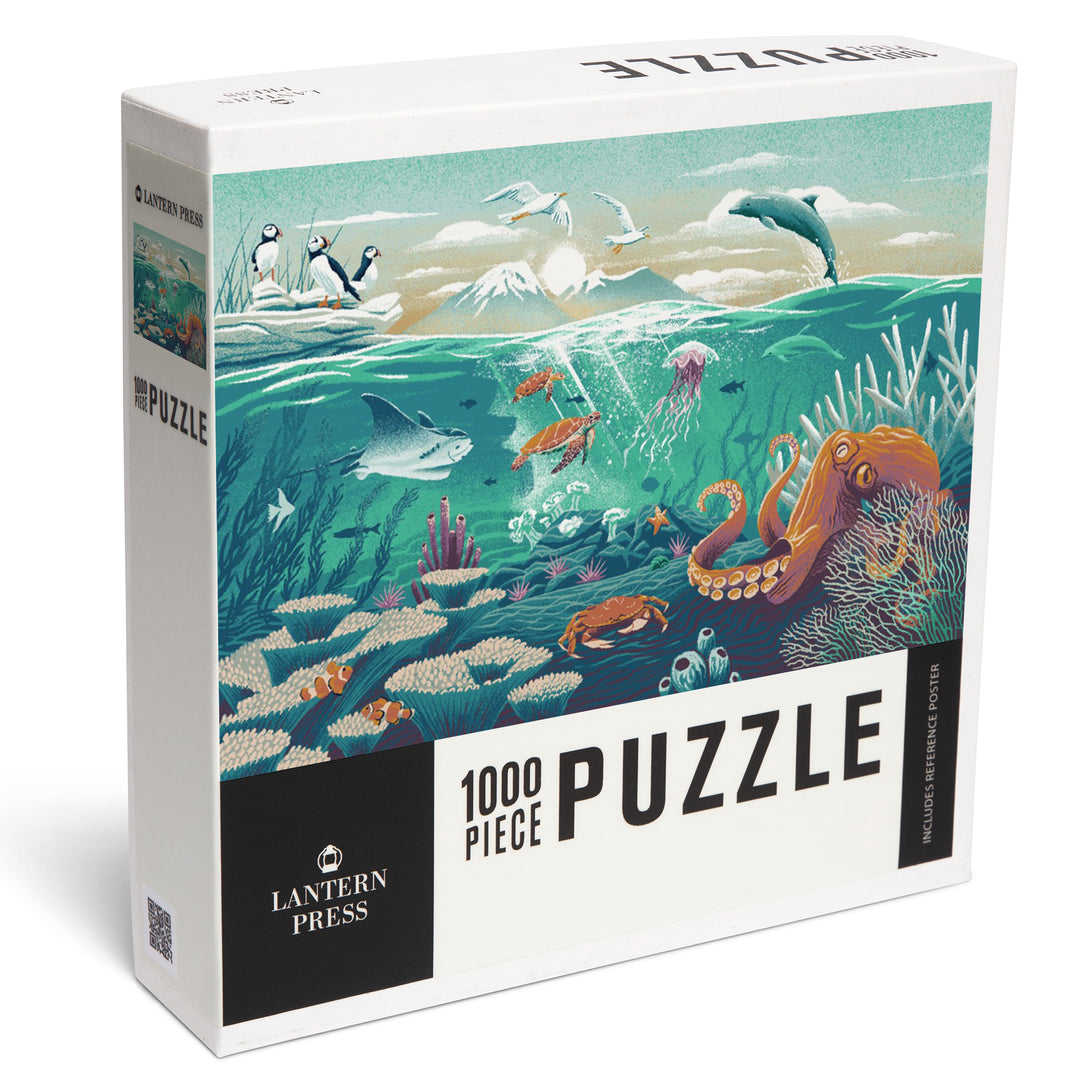 Wildlife Utopia, Seascape, 1000 Piece Jigsaw Puzzle