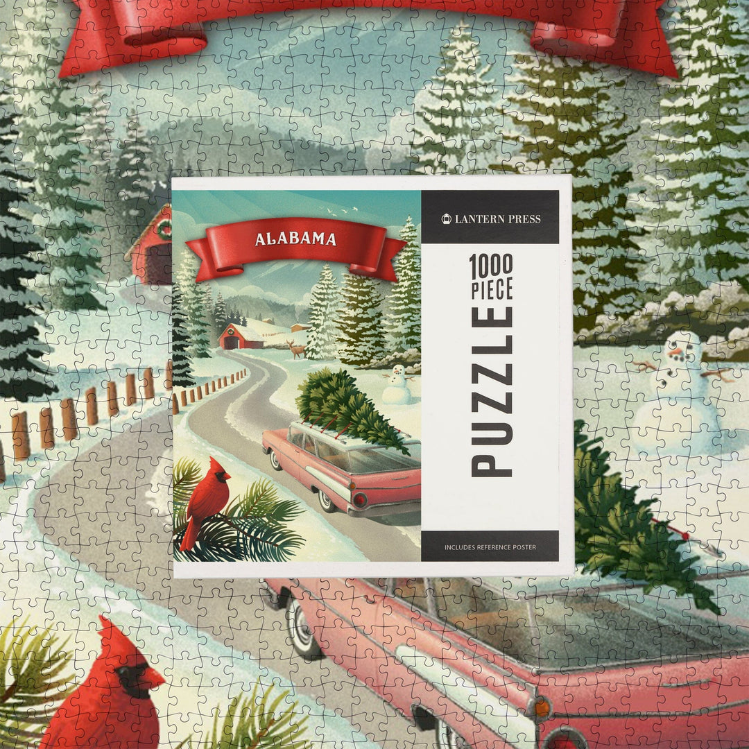 Alabama, Holiday Tradition, Jigsaw Puzzle Puzzle Lantern Press 